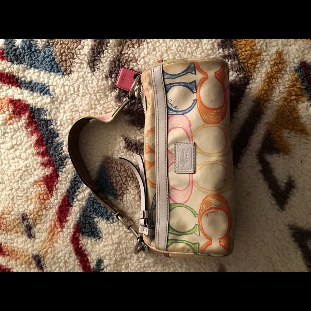 Small coach bag, $25 white